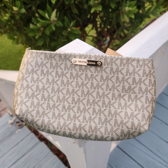 Michael Kors Handbags - MICHAEL KORS LOGO METALLIC BELT BAG/ FANNY BAG